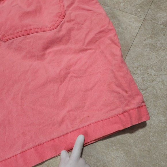 VTG 80s Gotcha Mens 32 Neon Pink Shorts Retro Baggy Graphic Drawstring Spellout - Picture 13 of 13